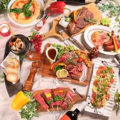 新年会に☆200種プレミアム/肉バル食べ飲み放題4900⇒3900円ステーキ、肉寿司、ユッケ等☆ | 肉バル トリコミート 梅田店(居酒屋) |  ホットペッパーグルメ