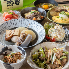 岡山 日本酒居酒屋 おばんざい菜なのコース写真
