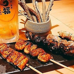 *鰻串×酒の相性を楽しむ一杯*