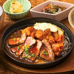 欲ばり鉄板焼定食