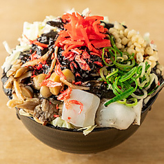 黒富士もんじゃ（イカすみ＆黒トリュフ）