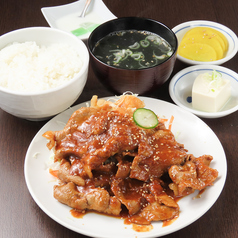 豚ロース生姜焼き定食