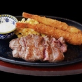 料理メニュー写真&nbsp;エビフライ2尾＆Jr.テーキ100g