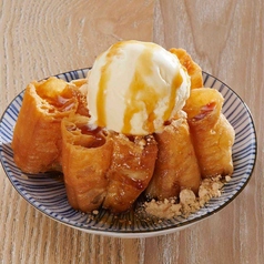 揚げパン バニラアイス