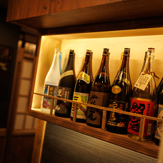 お酒好きの方必見！厳選した日本酒や焼酎の数々