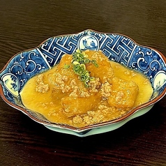 味しみ大根唐揚げ~ルイビ豚生姜餡掛け~