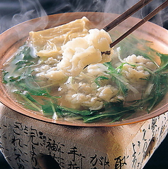 京野菜と鱧の一人鍋