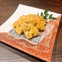 蓮根の自家製七味揚げ