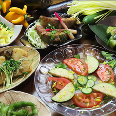 柳川農場 岡山農業高校レストランのコース写真