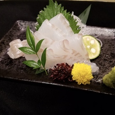 活〆スズキのお刺身