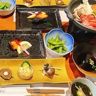 季節のお鍋や西京焼きなど旬の味覚を堪能できるコース