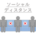 当店ではテーブル席ごとに一定の間隔をとりご案内が可能となります。