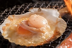 殻付き帆立のバター醤油焼き（1枚）/Grilled scallop in the shell