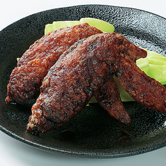 秘伝の黒手羽先(2本)