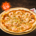 料理メニュー写真&nbsp;ガーリックシュリンプのビスクソースピッツァ
