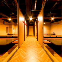 【全席完全個室】上質な和空間でゆったりと寛げる◎