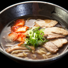 キムチ入りラーメン