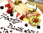 ≪記念日・お誕生日≫サプライズのお手伝いいたします♪ご予約限定でメッセージプレートのご用意も◎