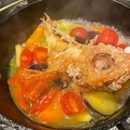 料理メニュー写真 野菜とお魚の和出汁パッツァ