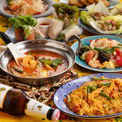 エスニックランチビュッフェ食べ放題ランチ