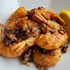 殻付き海老スパイス揚げ