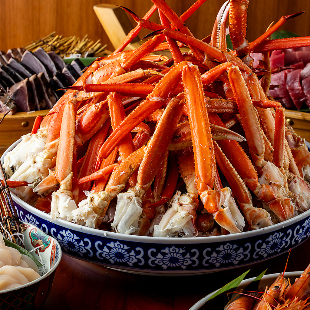 大宮駅徒歩1分。海鮮食べ放題・・・。忘年会・新年会・同窓会・接待・会食・女子会に◎