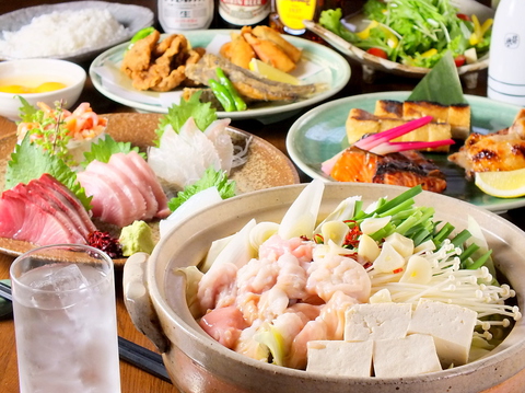 旨い海鮮・くじら料理を食べるならココ！焼酎・日本酒も多数取り揃えております。