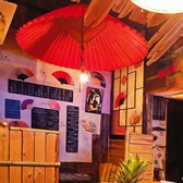 海外から見たアジアをイメージして作られたモダンな和風座敷。細かいところまでこだわったインテリアは、写真映えも◎