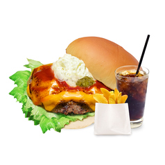 チーズバーガーセット