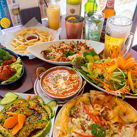 本場シェフが腕を振るう！インドとタイの本格二刀流料理
