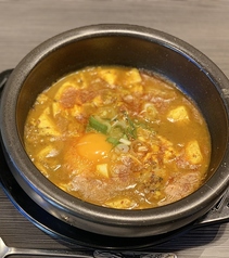 カレー純豆腐