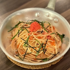 明太子といくらのパスタ