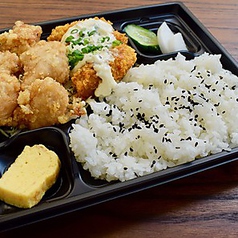 カキフライ唐揚げ弁当