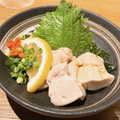 ぶりの白子ポン酢