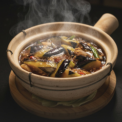 魚香ナス土鍋