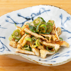薄揚げ 葱叩き