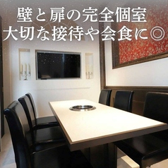 【完全個室】4～12名様／、重要な場にふさわしい壁と扉付きの完全個室をご用意。周囲を気にすることなく、お食事やドリンクをお楽しみいただけます。ビジネスシーンはもちろんのこと、お子様連れでのご家族でのお食事やご宴会にも最適です。ご予約や詳細はお気軽にお電話にてお問い合わせください。