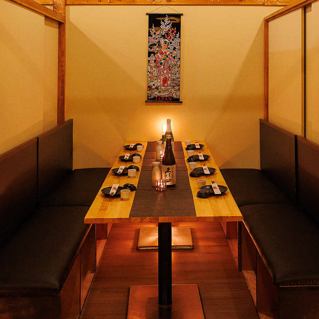 【大宮駅徒歩3分】焼き鳥や茨城の海鮮が自慢の個室居酒屋