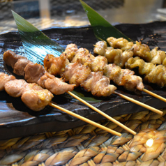 もも/かわ/ぼんじり/砂肝/はつ/つくね