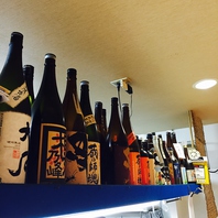 焼酎、日本酒は豊富に品ぞろえてます♪