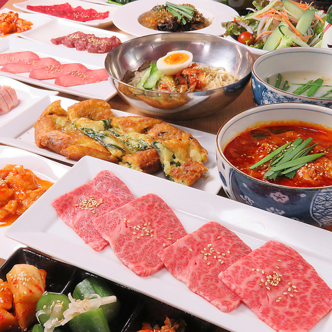 こだわりの焼肉＆本場の韓国料理を楽しめるお店◎飲み放題もあり！幅広い用途に◎