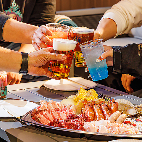 BBQ＆ビアガーデン 空にわテラス金山(金山/居酒屋)＜ネット予約可