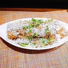 しらすと仙波豆富のサラダ