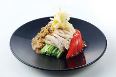 柔らか蒸し鶏の棒々鶏