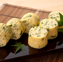 厚焼き玉子(九条葱入り)