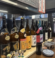 焼酎、日本酒、ウイスキー
