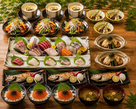 温かみのある和風空間で海の恵みを味わう特別な一時を