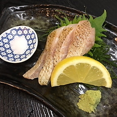 【のどぐろ炙り刺身】香ばしさととろける脂のバランス。の写真