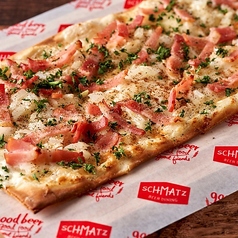 クラシックフラムクーヘン / flammkuchen with bacon and onion