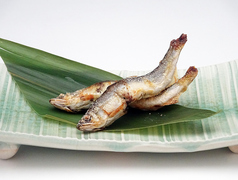 若鮎塩焼き~木の芽酢添え~